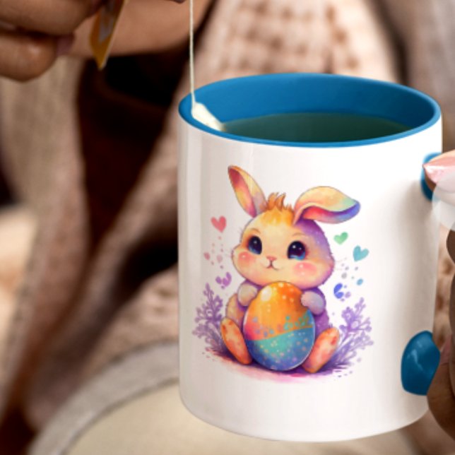  Cute Easter Bunny Latte Mug – Adorable Pastel Rab (Creator Uploaded)
