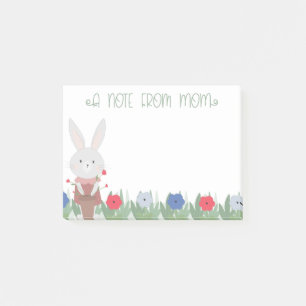 Cute Easter Bunny Mum Post-it Notes