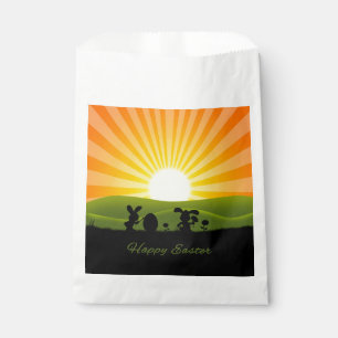 Cute Easter Bunny Painting Egg Favour Bags