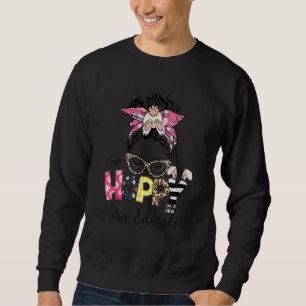 Cute Easter Bunny Para For One Hoppy Paraeducator Sweatshirt