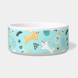 Cute Easter Bunny Pattern Kawaii Rabbits Eggs