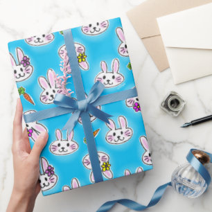 Cute Easter Bunny Pattern Wrapping Paper