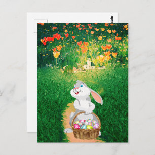 Cute Easter Bunny Postcard