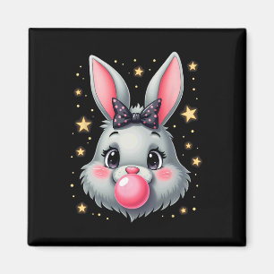 Cute Easter Bunny Rabbit Bubble Gum 2  Magnet