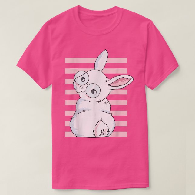 Cute Easter Bunny Rabbit Butt Easter Egg Hunt Gift T-Shirt (Design Front)