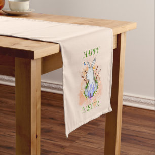 Cute Easter Bunny Short Table Runner