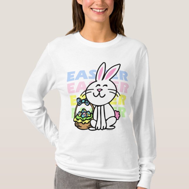 Cute Easter Bunny T-Shirt (Front)