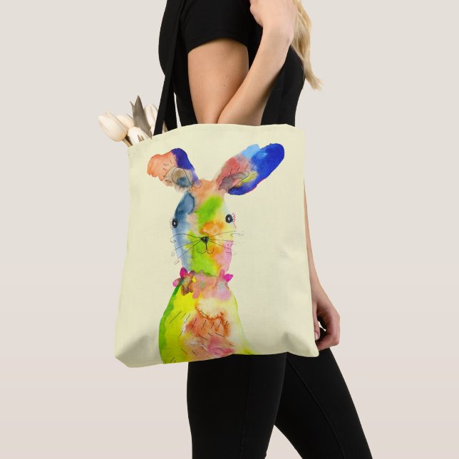 Cute Easter bunny  Tote Bag (Close Up)