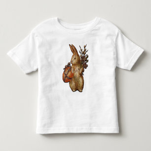 Cute Easter Bunny Unisex White Toddler T Shirt