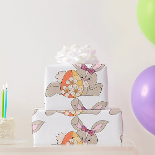 Cute Easter Bunny Wrapping Paper