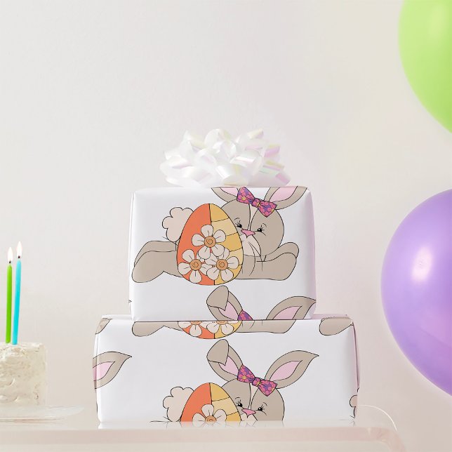 Cute Easter Bunny Wrapping Paper (Creator Uploaded)