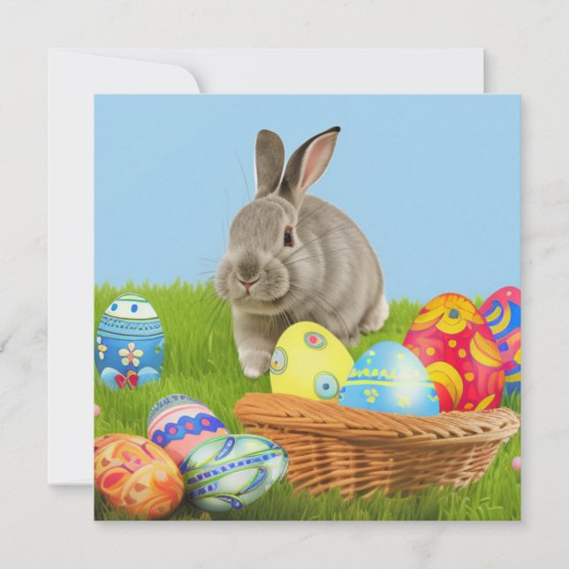 Cute Easter Bunnyfor a positive mood  (Front)