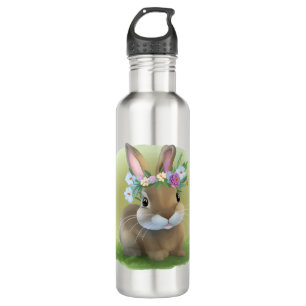 Cute Easter Bunnyfor a positive mood 710 Ml Water Bottle