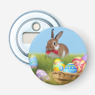 Cute Easter Bunnyfor a positive mood Bottle Opener