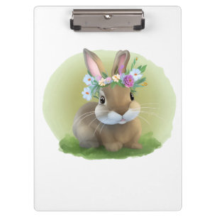 Cute Easter Bunnyfor a positive mood    Clipboard
