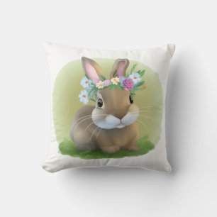 Cute Easter Bunnyfor a positive mood  Cushion