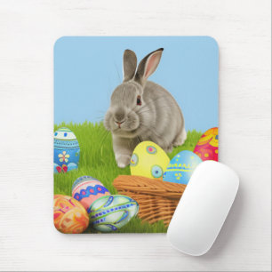 Cute Easter Bunnyfor a positive mood Mouse Pad