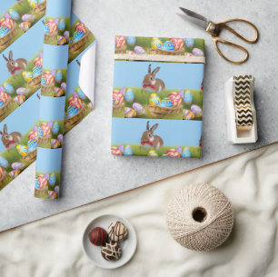 Cute Easter Bunnyfor a positive mood    Wrapping Paper