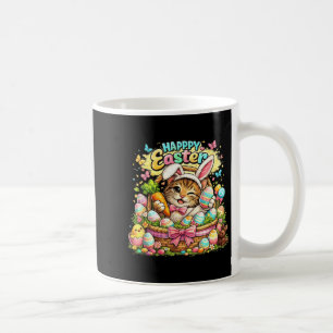 Cute Easter Cat Bunny Funny Kitten Spring Gift Coffee Mug