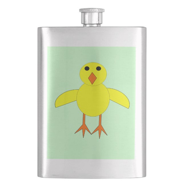Cute Easter Chick Flask (Front)