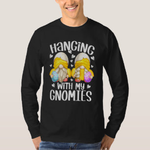 Cute Easter Chick Gnome For Women - Hanging With M T-Shirt