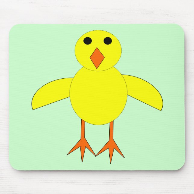 Cute Easter Chick Mousepad (Front)