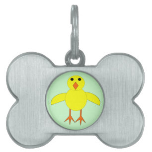 Cute Easter Chick Pet Tag