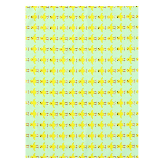 Cute Easter Chick Tablecloth (Front)