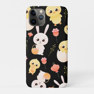 Cute Easter Chicks & Bunnies Seamless Pattern Case-Mate iPhone Case