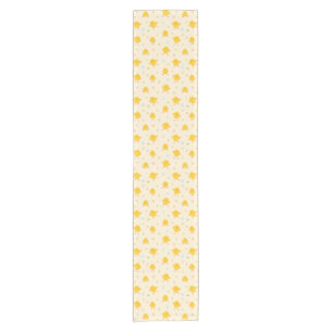 Cute Easter Chicks Pattern Short Table Runner