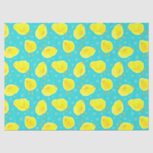 Cute Easter Chicks Pattern Tissue Paper