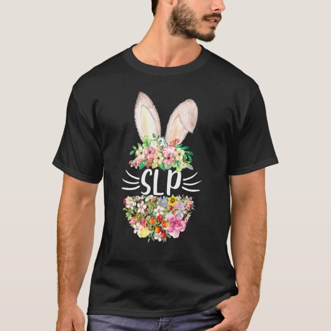 Cute Easter Egg Slp Bunny Easter Day Matching 2 T-Shirt (Front)