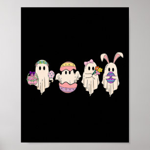 Cute Easter Ghost Poster
