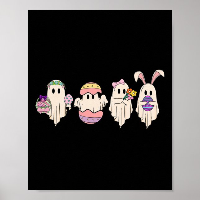 Cute Easter Ghost  Poster (Front)