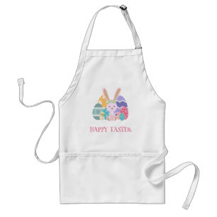 Cute Easter Group Eggs Happy Hoppy Easter day Standard Apron