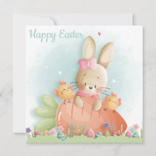 Cute Easter Holiday Card