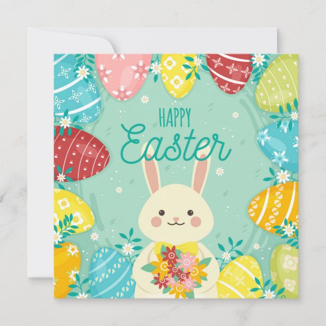 Cute Easter Holiday Card (Front)