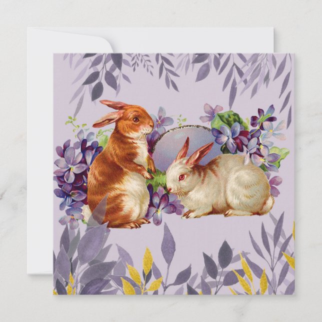 Cute Easter Holiday Card (Front)