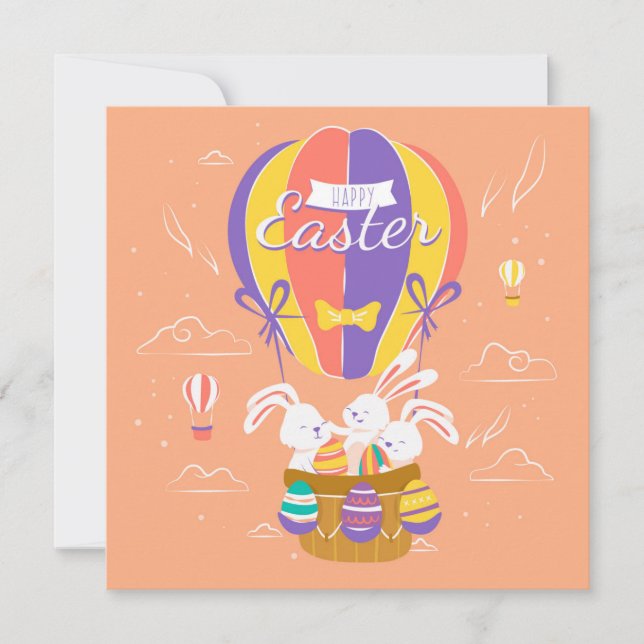 Cute Easter Holiday Card (Front)