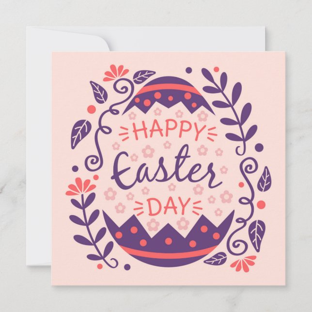 Cute Easter Holiday Card (Front)
