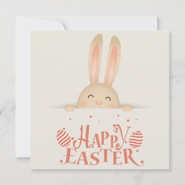 Cute Easter Holiday Card (Front)