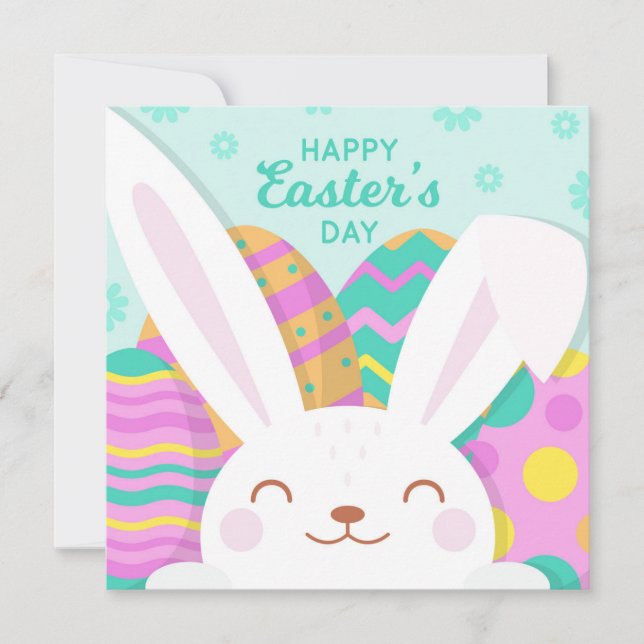 Cute Easter Holiday Card (Front)