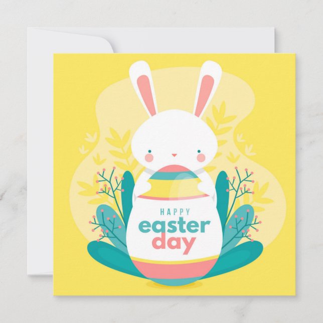 Cute Easter Holiday Card (Front)