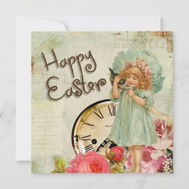 Cute Easter Holiday Card (Front)