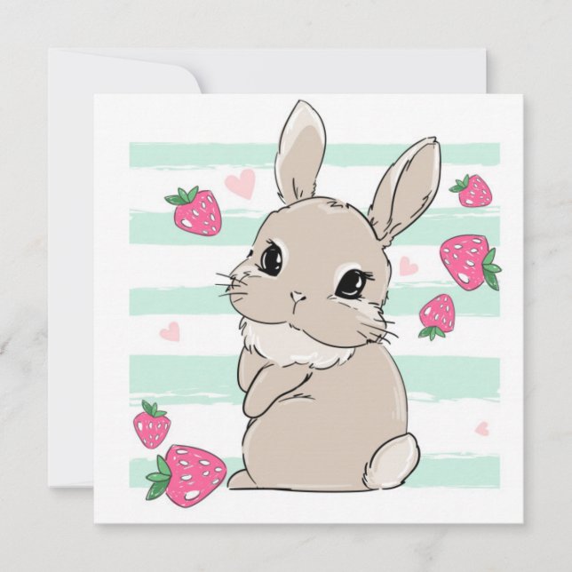 Cute Easter Holiday Card (Front)