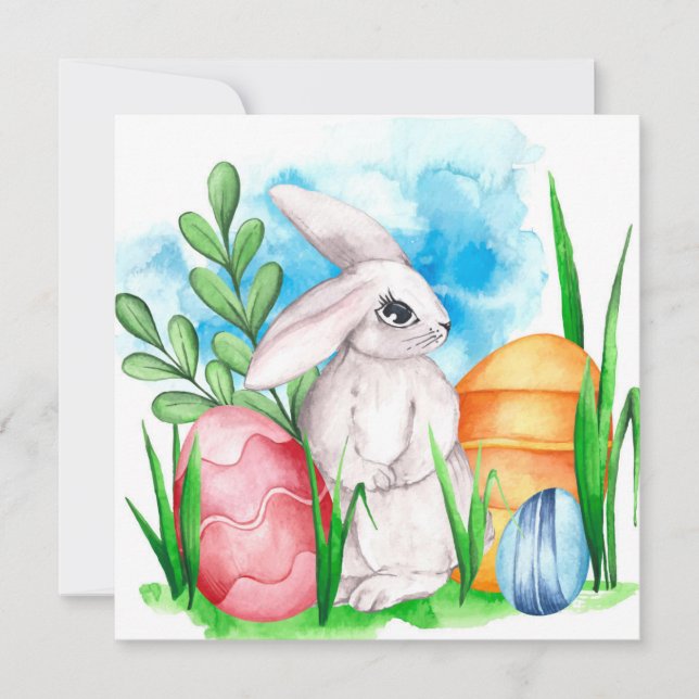Cute Easter Holiday Card (Front)