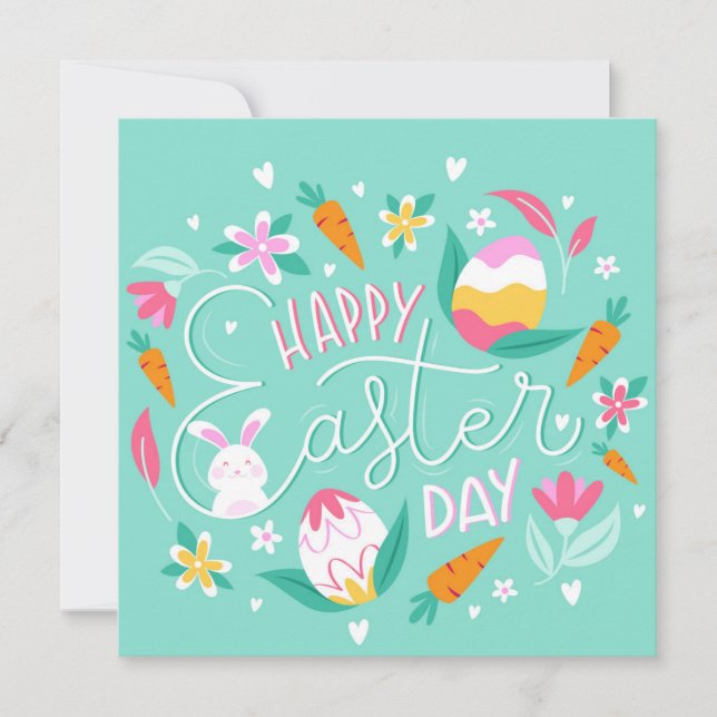 Cute Easter Holiday Card (Front)