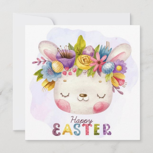 Cute Easter Holiday Card (Front)