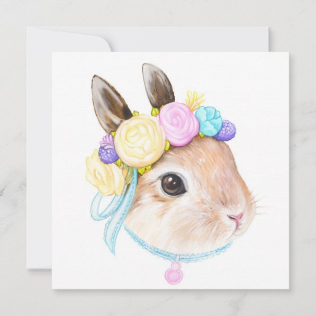 Cute Easter Holiday Card (Front)