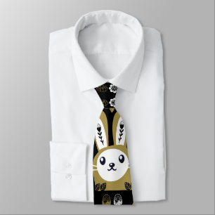 Cute Easter Holiday Rabbit Tie